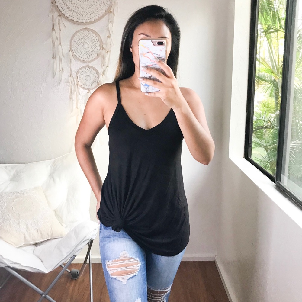 •LAST 1️⃣• CAMI in black - Picture 4 of 5